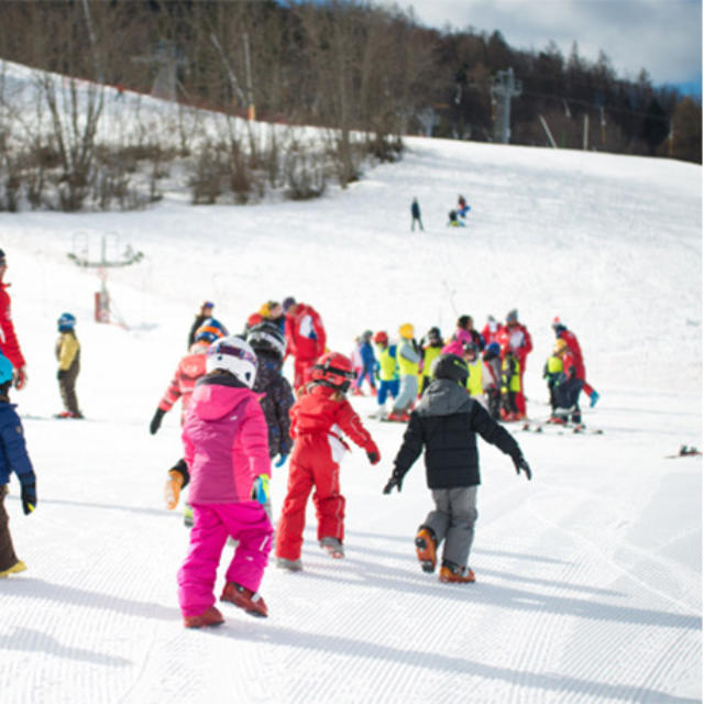 Fin de cours de ski ESF à Ancelle