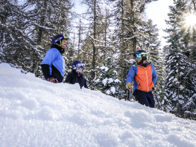 Pause sur les pistes de Saint Léger