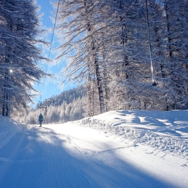 Ski à la station de Serre Eyraud