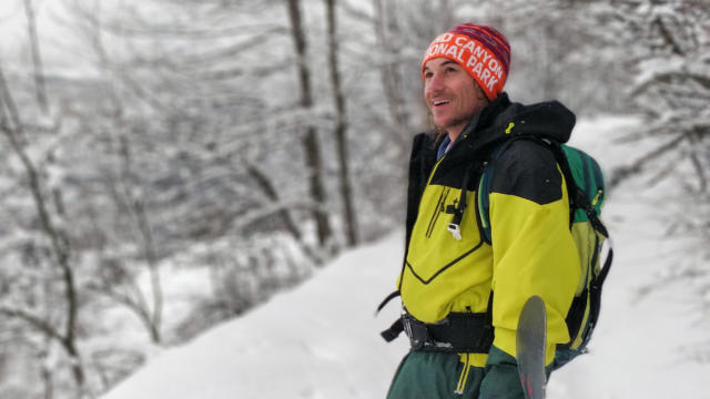 Ski Serre Eyraud chute de neige