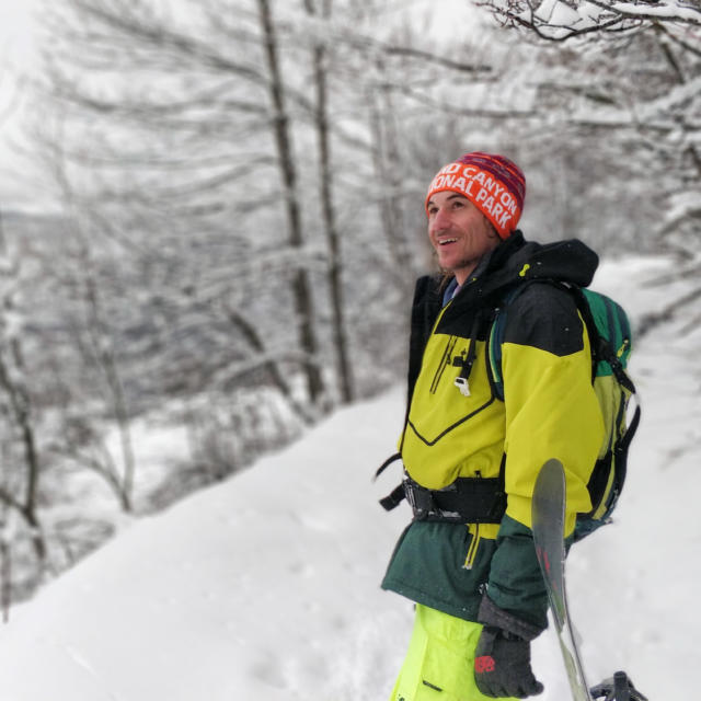 Ski Serre Eyraud chute de neige