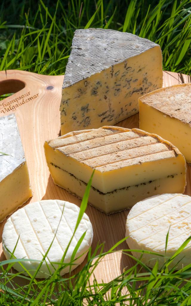 Hautes-Alpes (05), Vallée du Champsaur, Saint-Bonnet-en-Champsaur, Fromagerie du Champsaur, avec le  lait provenant de 4 exploitations laitières du Champsaur, fabrication et vente de fromages au lait cru.  //  Hautes-Alpes (05), Champsaur valley, Hautes-Alpes (05), Champsaur Valley, Saint-Bonnet-en-Champsaur, Fromagerie du Champsaur, Manufacture and sale of raw milk cheeses.