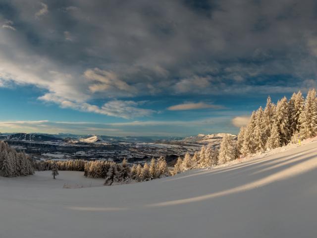 Panoramique Chaillol en hiver