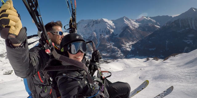 Vol biplace en parapente à Orcières