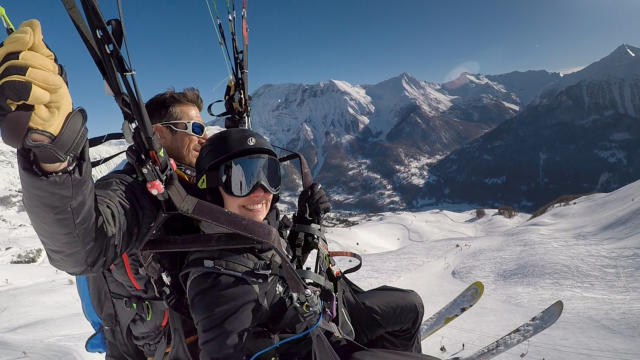 Vol biplace en parapente à Orcières