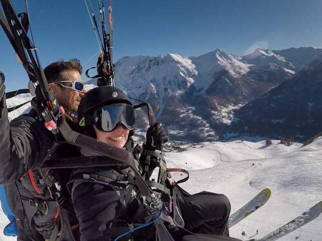 Vol biplace en parapente à Orcières