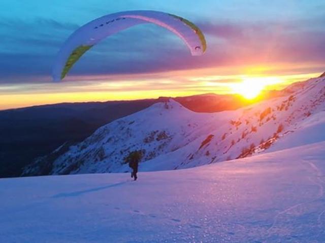 randonnée parapente au col de la prouveyrat