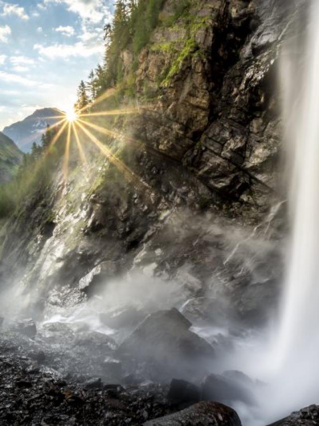 Cascade de la Pisse, randonnée au refuge du Touron