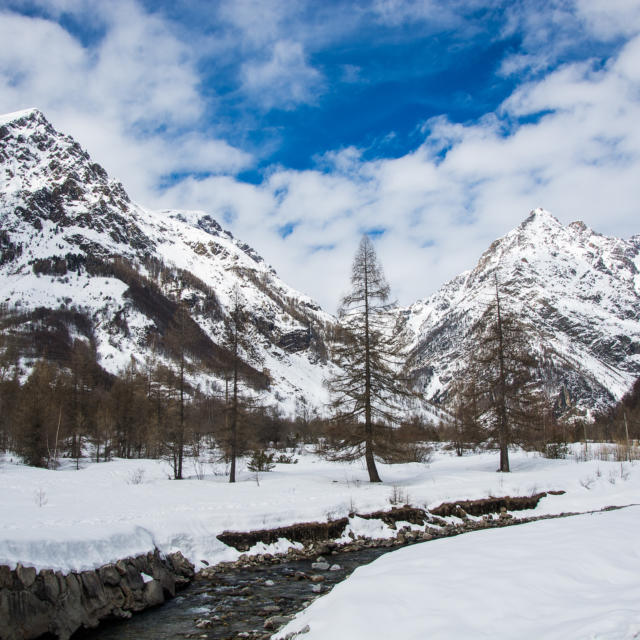 Champsaur sous le neige