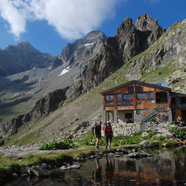 Sur l'itinéraire du Giobernay, le refuge du Pigeonnier