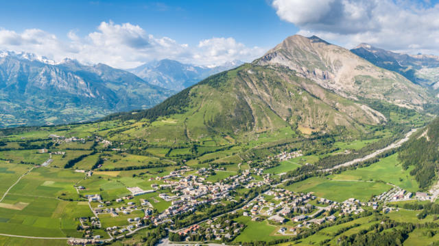 Le Champsaur vue sur la plaine d'Ancelle