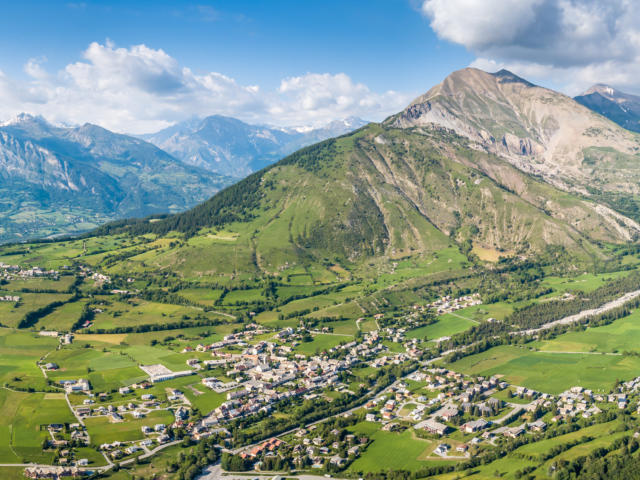 Le Champsaur vue sur la plaine d'Ancelle