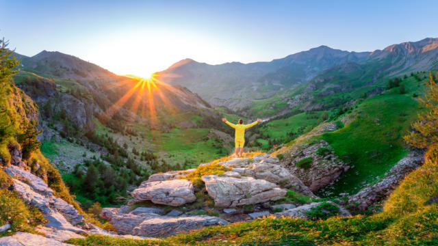 Lever de soleil sur le Champsaur