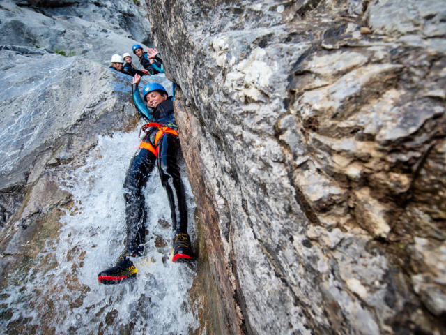 Canyoning dans la Rouanne