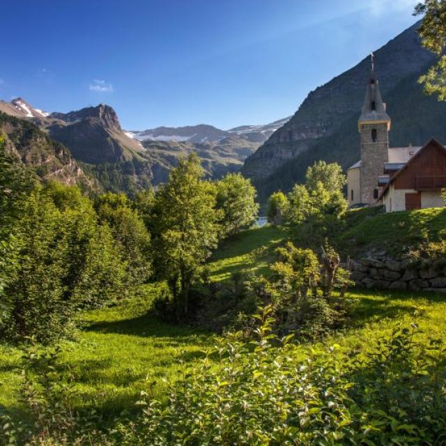 Village de Prapic au printemps