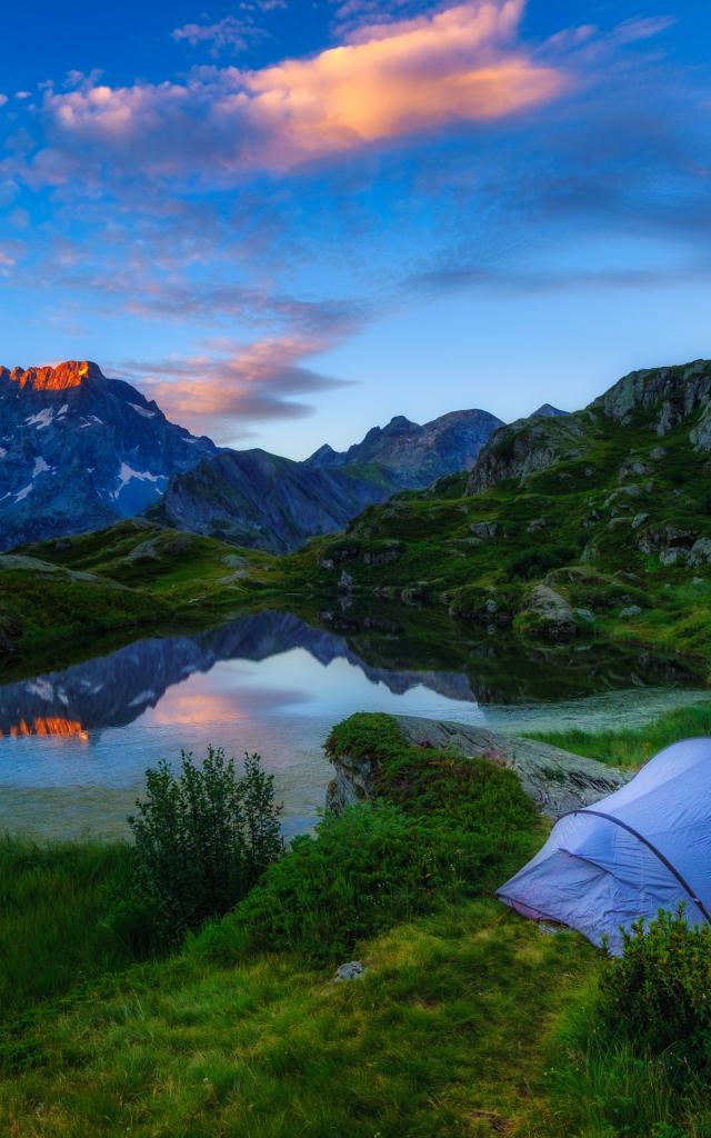 Bivouac au lac du Lauzon