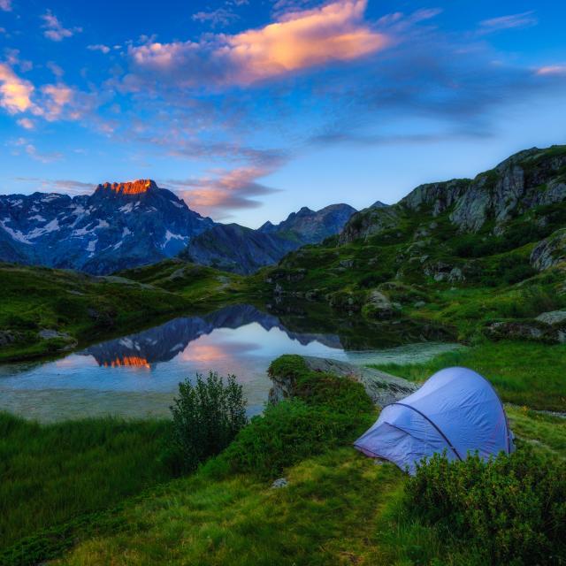 Bivouac au lac du Lauzon