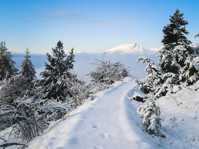 Canal de Malcros en hiver