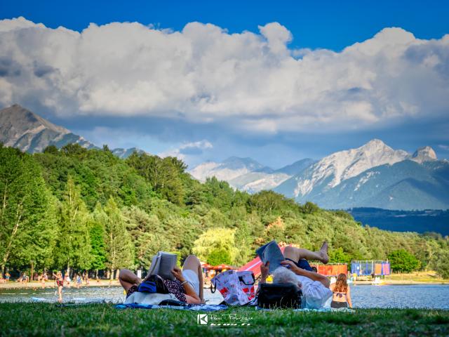 Farniente au plan d'eau du Champsaur