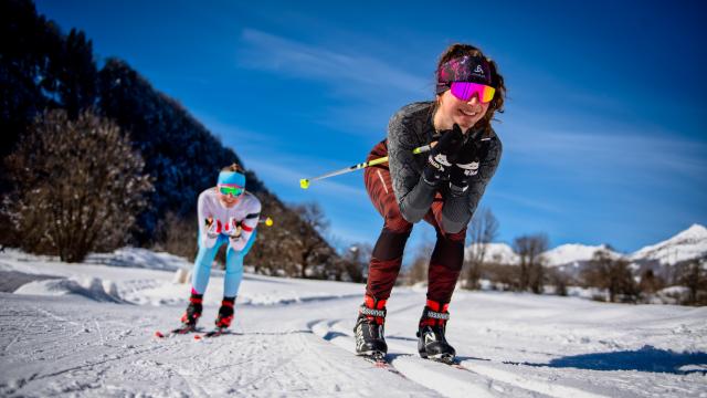 Skating à la base de loisirs d'Orcières