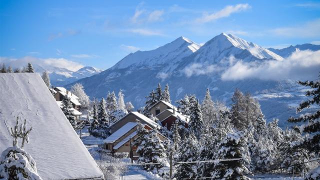 Laye village station en hiver