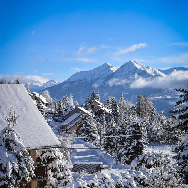 Vue de Laye en hiver