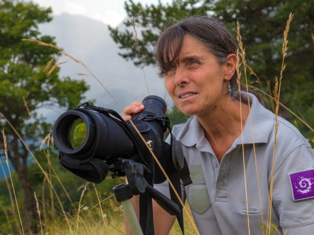 Dominique Vincent, garde monitrice du Parc national des Ecrins