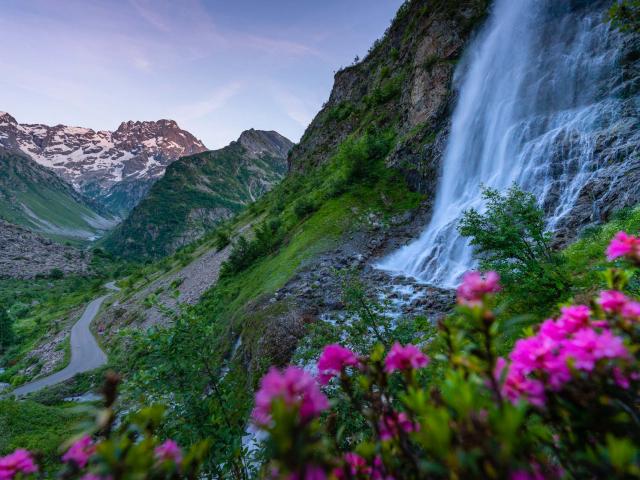 Cascade du voile de la Mariée dans le Valgaudemar