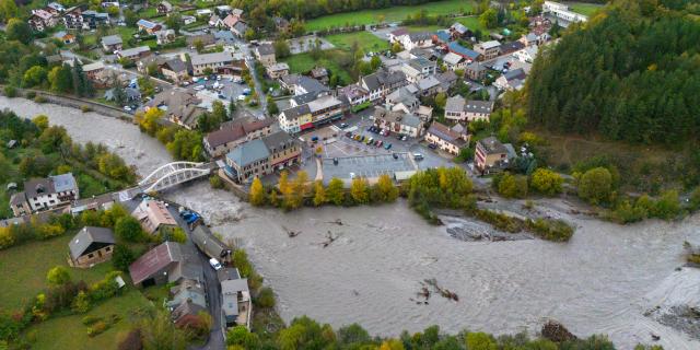 Crue du Drac à Pont du Fossé