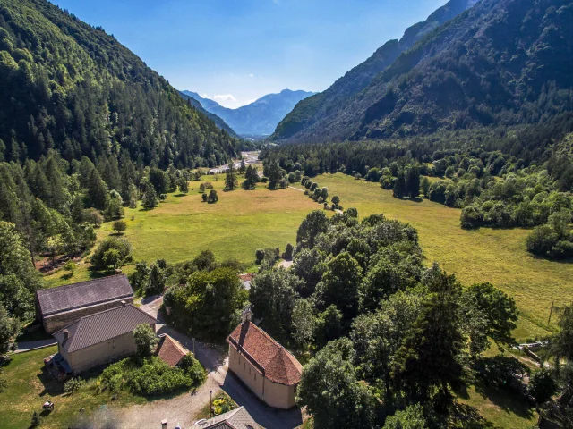 Vue de la vallée de Molines en Champsaur