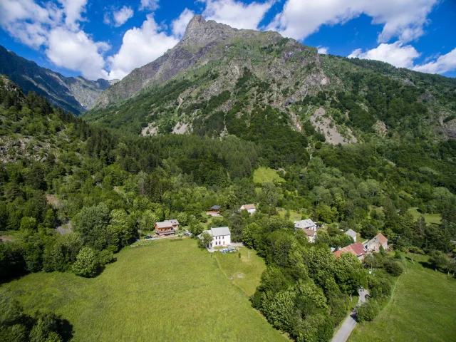 Vue de la vallée de Molines en Champsaur