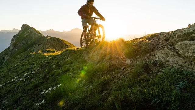 VTT sur les hauteurs de Laye en allant à Gleize