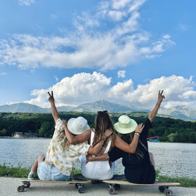 Girls trip Champsaur plan d'eau du Champsaur