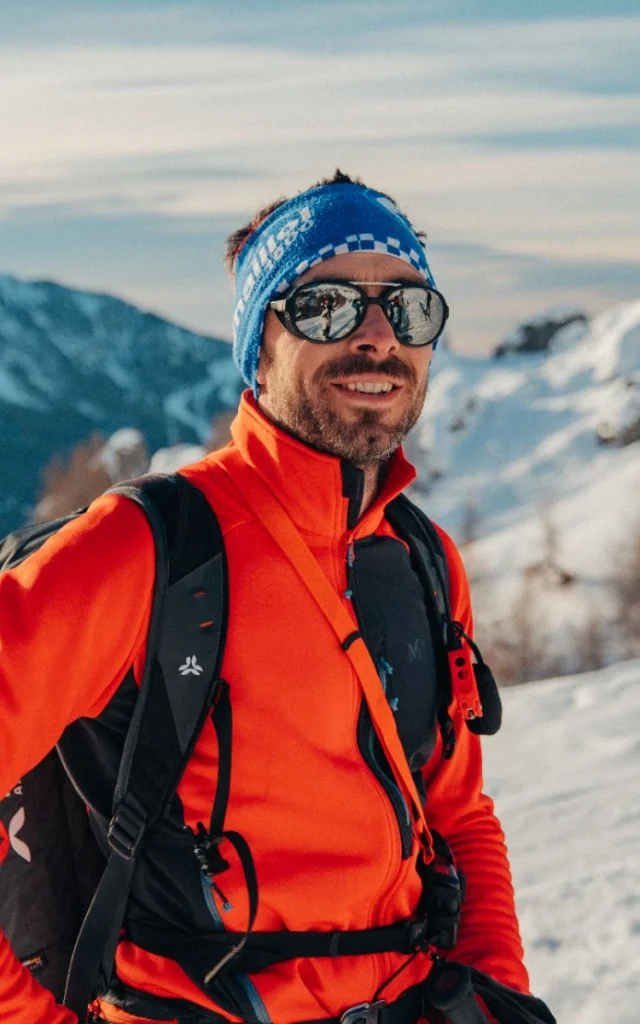 Flo, moniteur de ski passioné par la montagne sous toutes ces formes